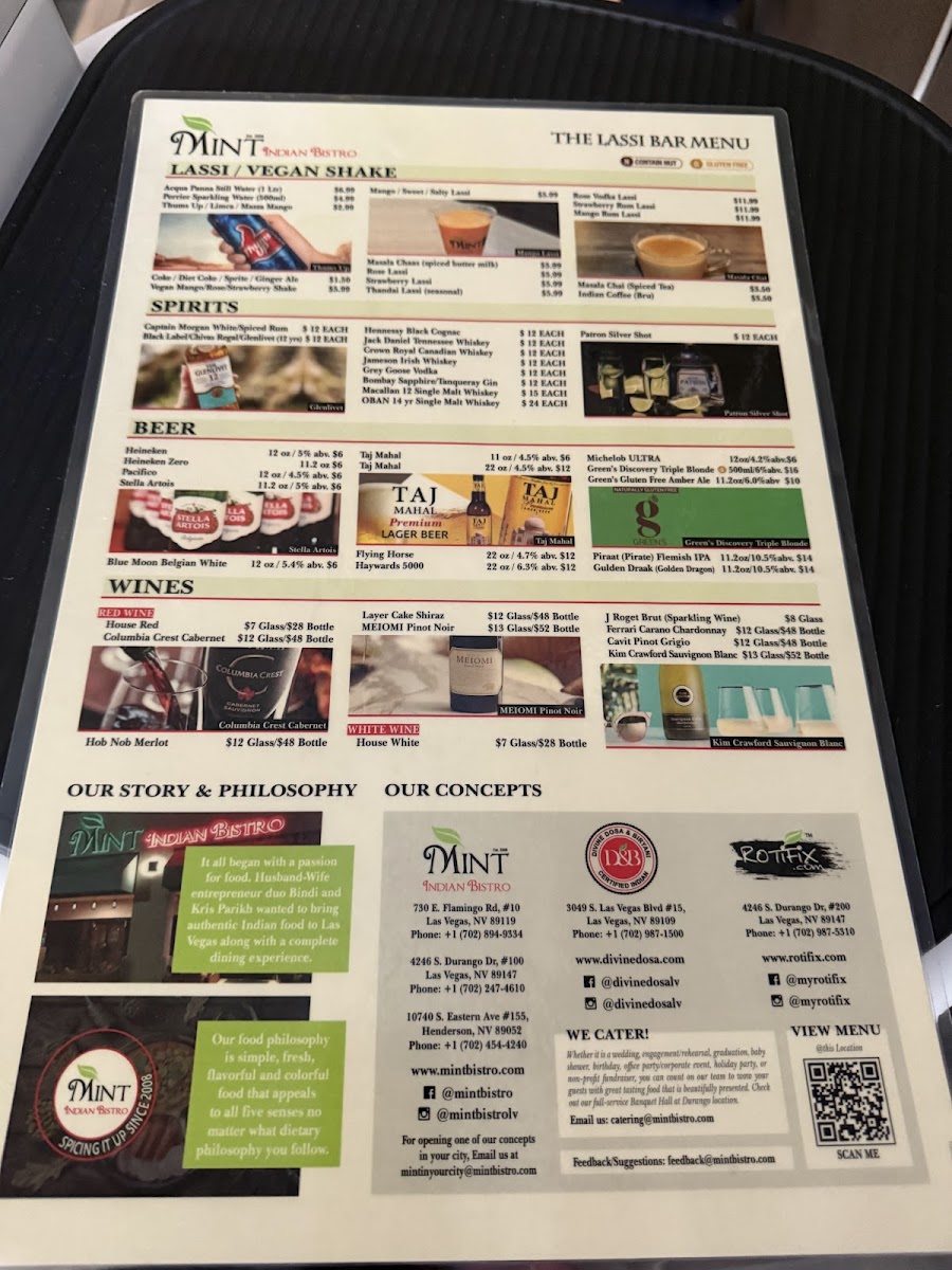 Mint Indian Bistro Menu - Image 5